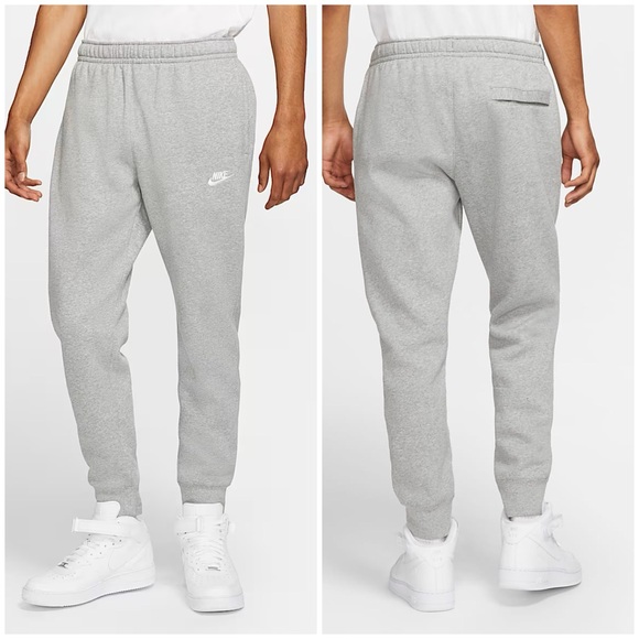 Nike Sportswear Club Fleece Joggers in Gray BV2671-063 - Picture 1 of 13